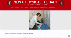 Desktop Screenshot of newuphysicaltherapy.com